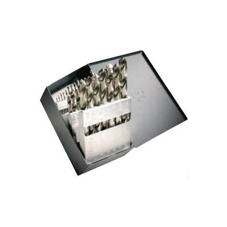 Brute Platinum 29 Piece XL28 Mechanics Drill Set, 1/16in - 1/2in x 64ths, Champion CHA 129-XL28